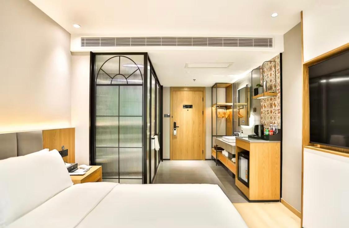 True Go Hotel - Shanghai Jing'An Temple Nanjing West Road Kültér fotó